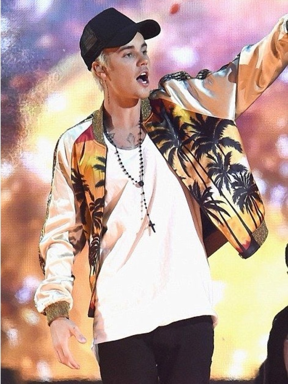 AUTH SAINT LAURENT Rare Collectible Piece Jacket worn by Justin B - Size S